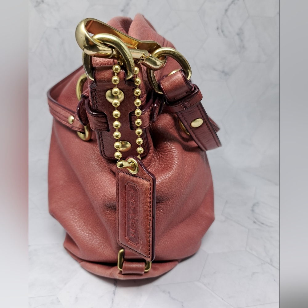 Coach Brooke Limited Edition Breast Cancer Awareness Rose Pink Hobo Handbag - Picture 5 of 13